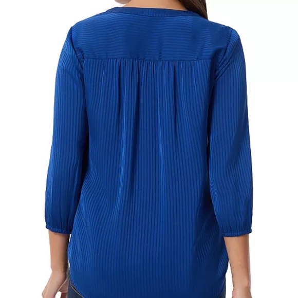 Jones New York Blue V-Neck Women's Top PXL NWT - Picture 2 of 11